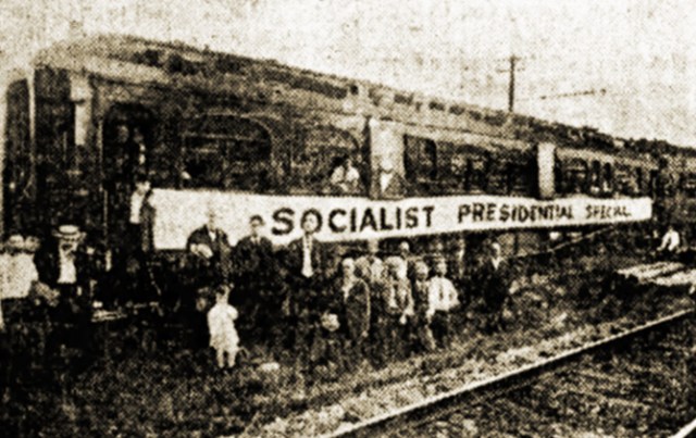 Photo of the Socialist Party's Red Special, St. Joseph, MO (Euge